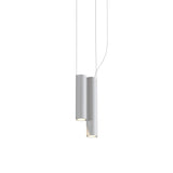 Silo 2SC Suspension Lamp: Textured White