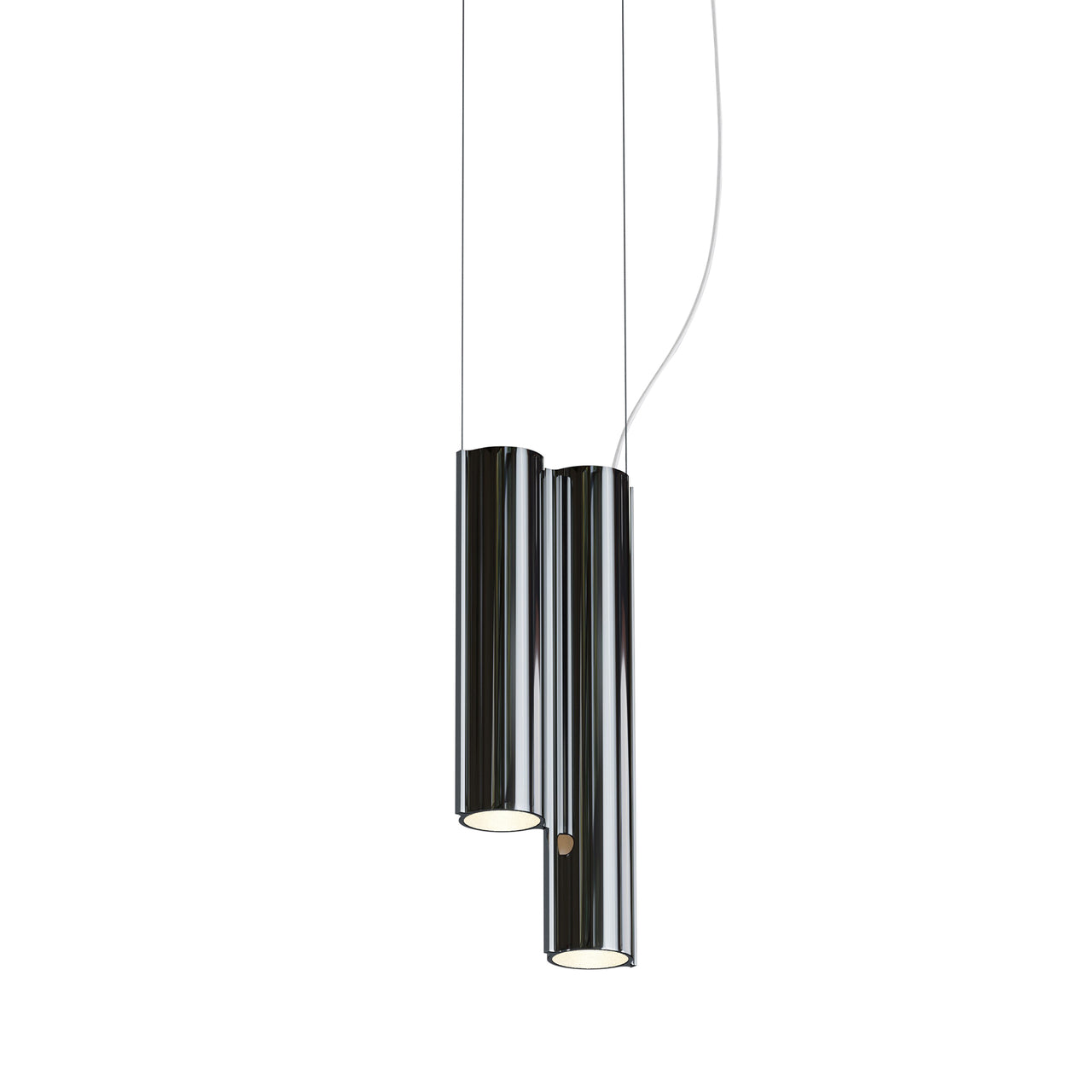 Silo 2SC Suspension Lamp: Mirror Polished Aluminum