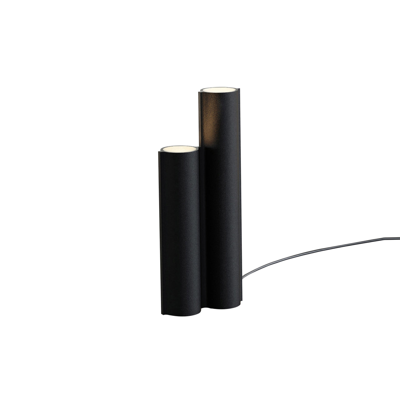 Silo 2TF Table Light: Textured Black