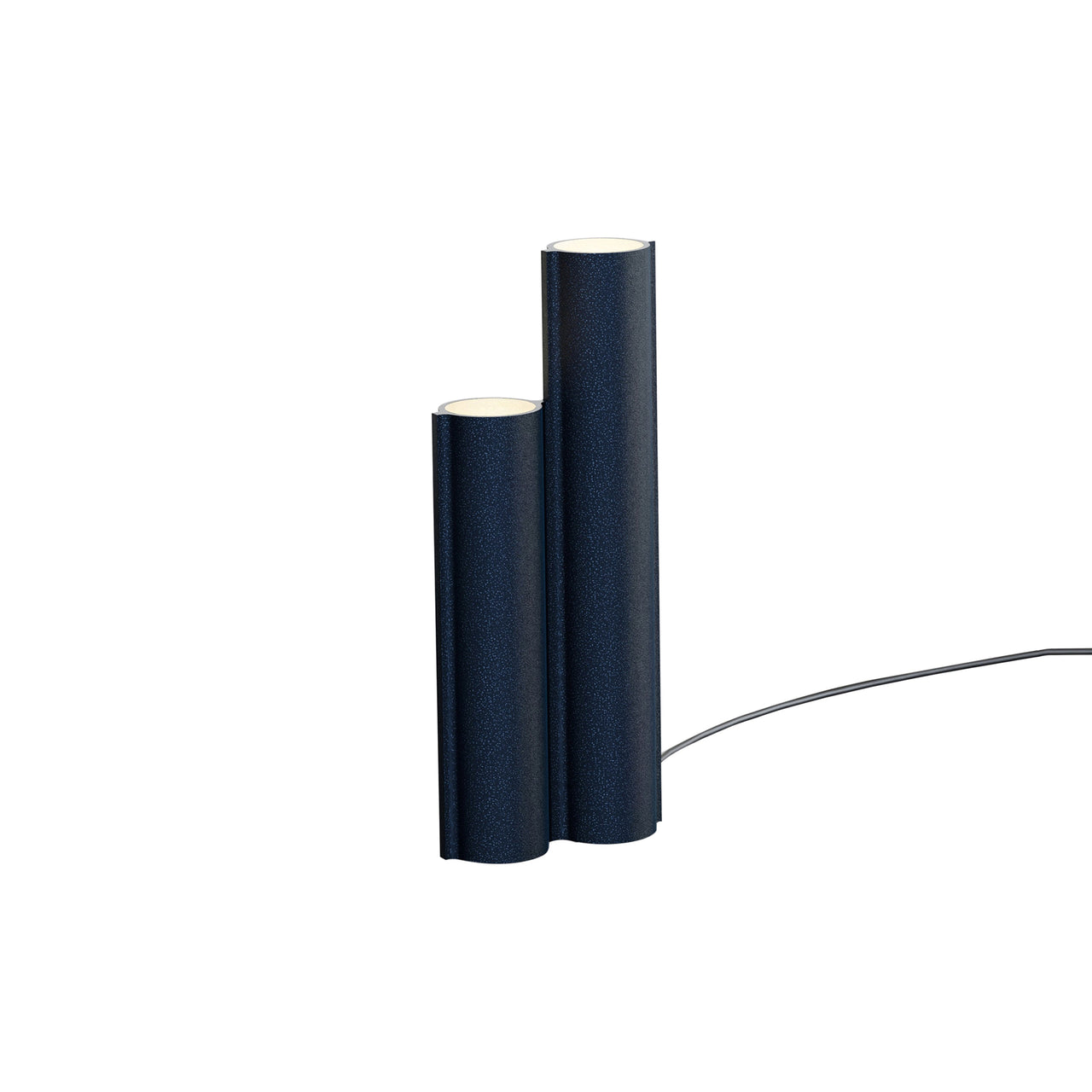 Silo 2TF Table Light: Textured Midnight Blue