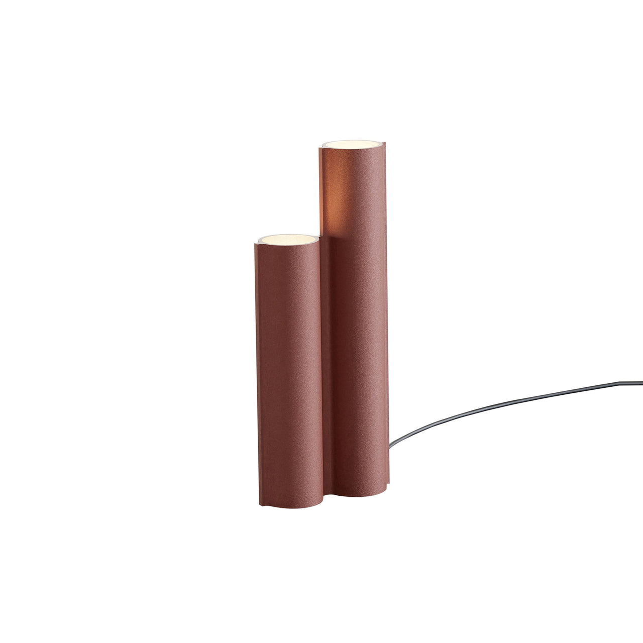 Silo 2TF Table Light: Textured Terracotta