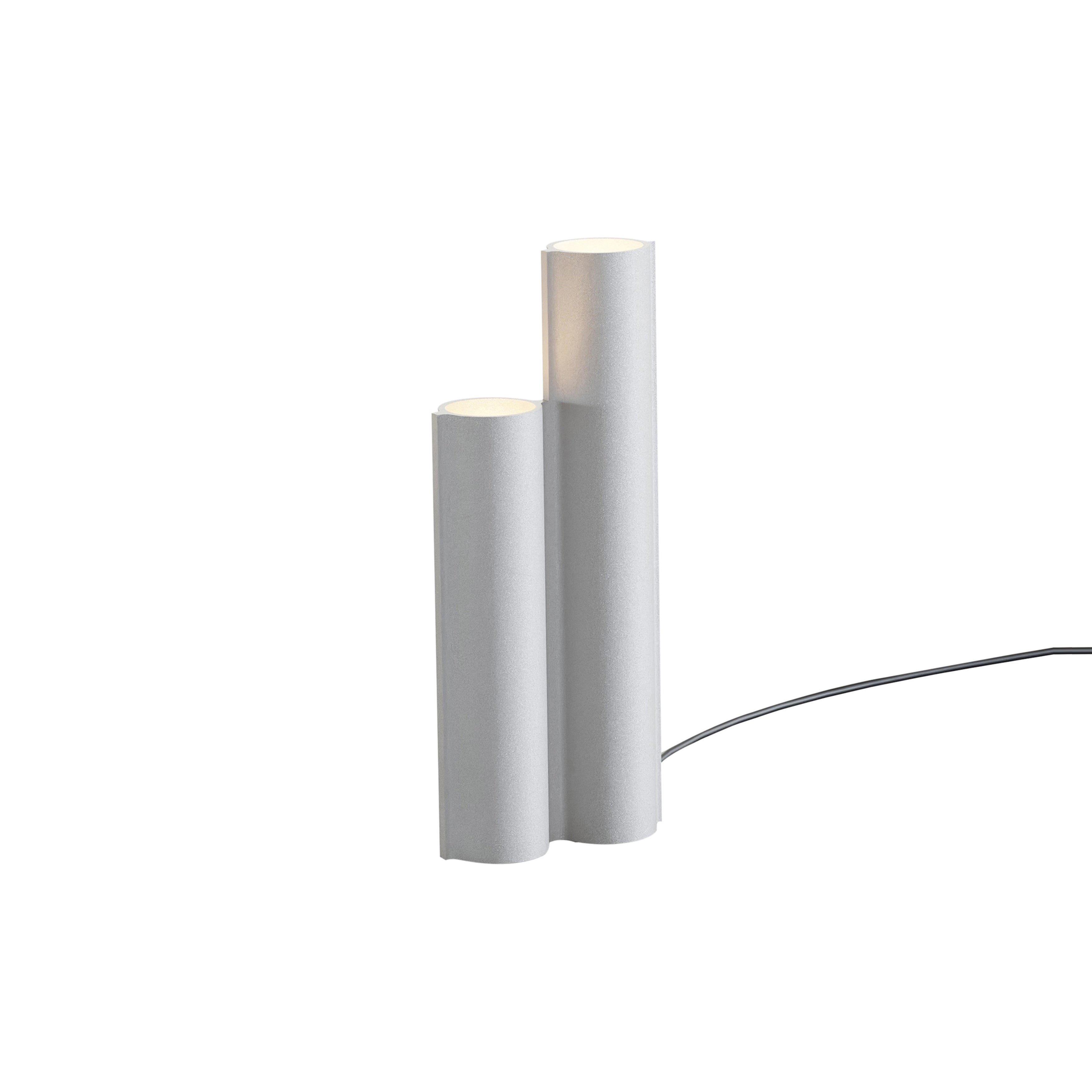 Silo 2TF Table Light: Textured White