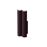Silo 2WA Wall Light: Uplight + Textured Aubergine