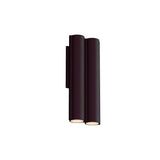 Silo 2WA Wall Light: Downlight + Textured Aubergine