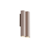 Silo 2WA Wall Light: Downlight + Wrinkled Dusty Pink