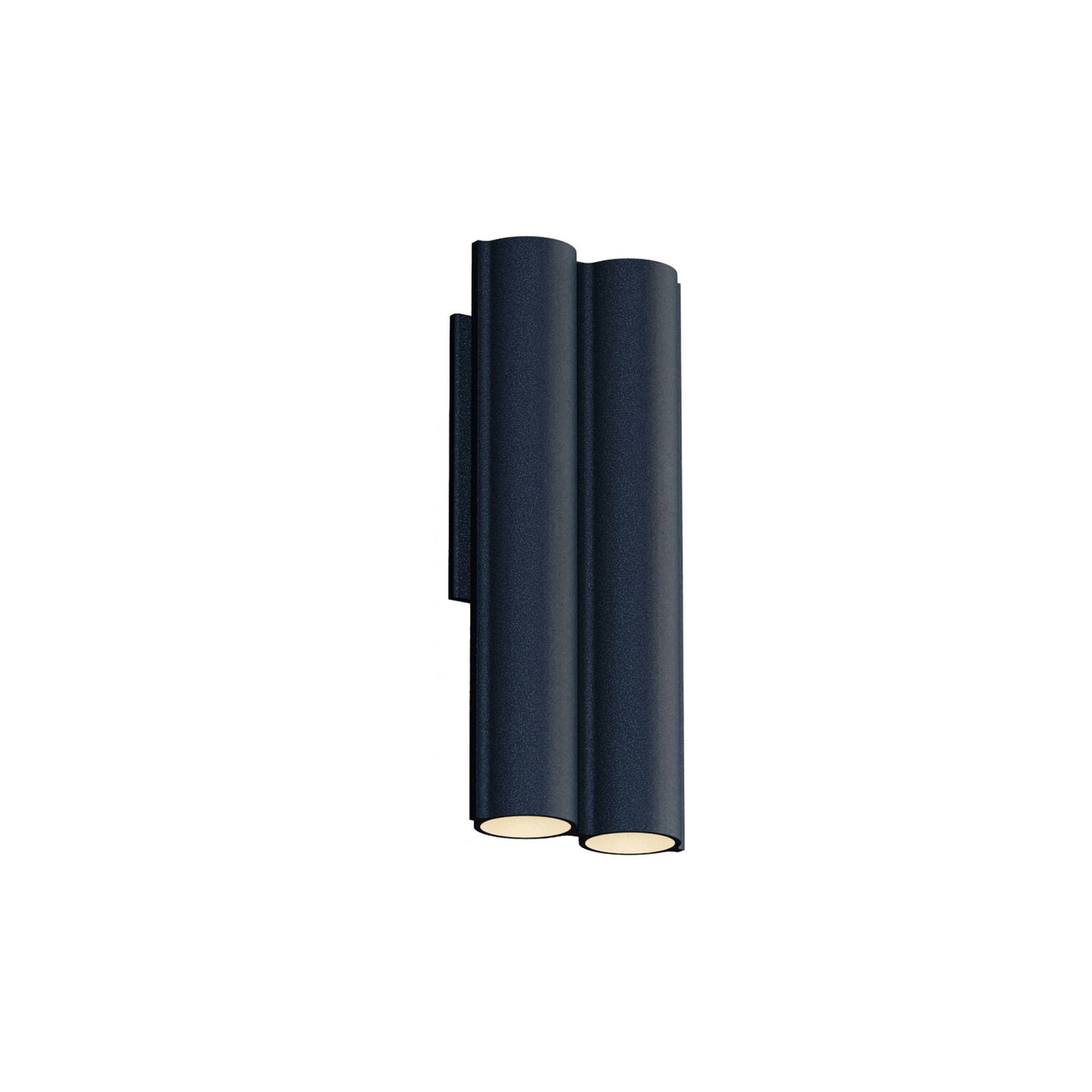 Silo 2WA Wall Light: Downlight + Textured Midnight Blue