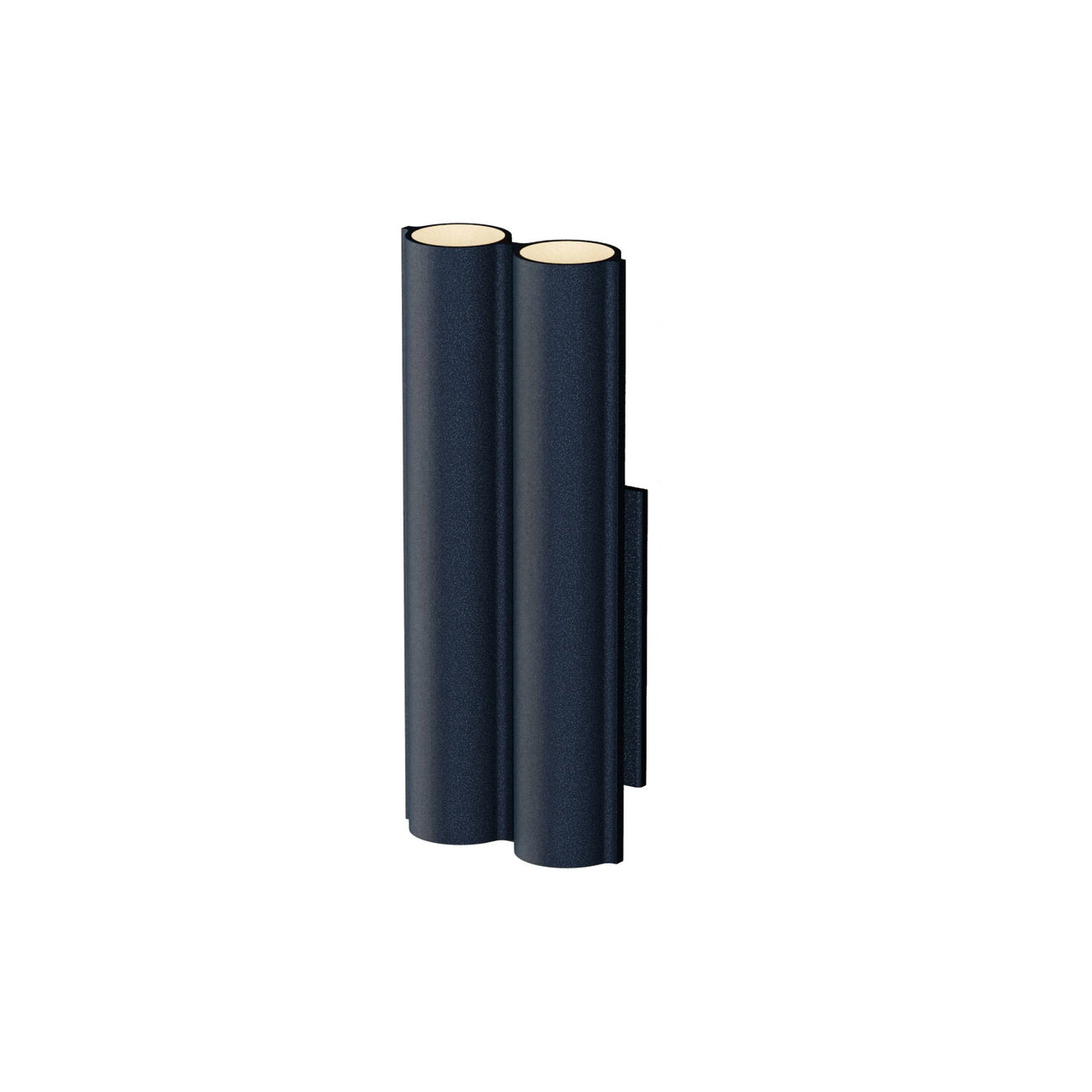 Silo 2WA Wall Light: Uplight + Textured Midnight Blue