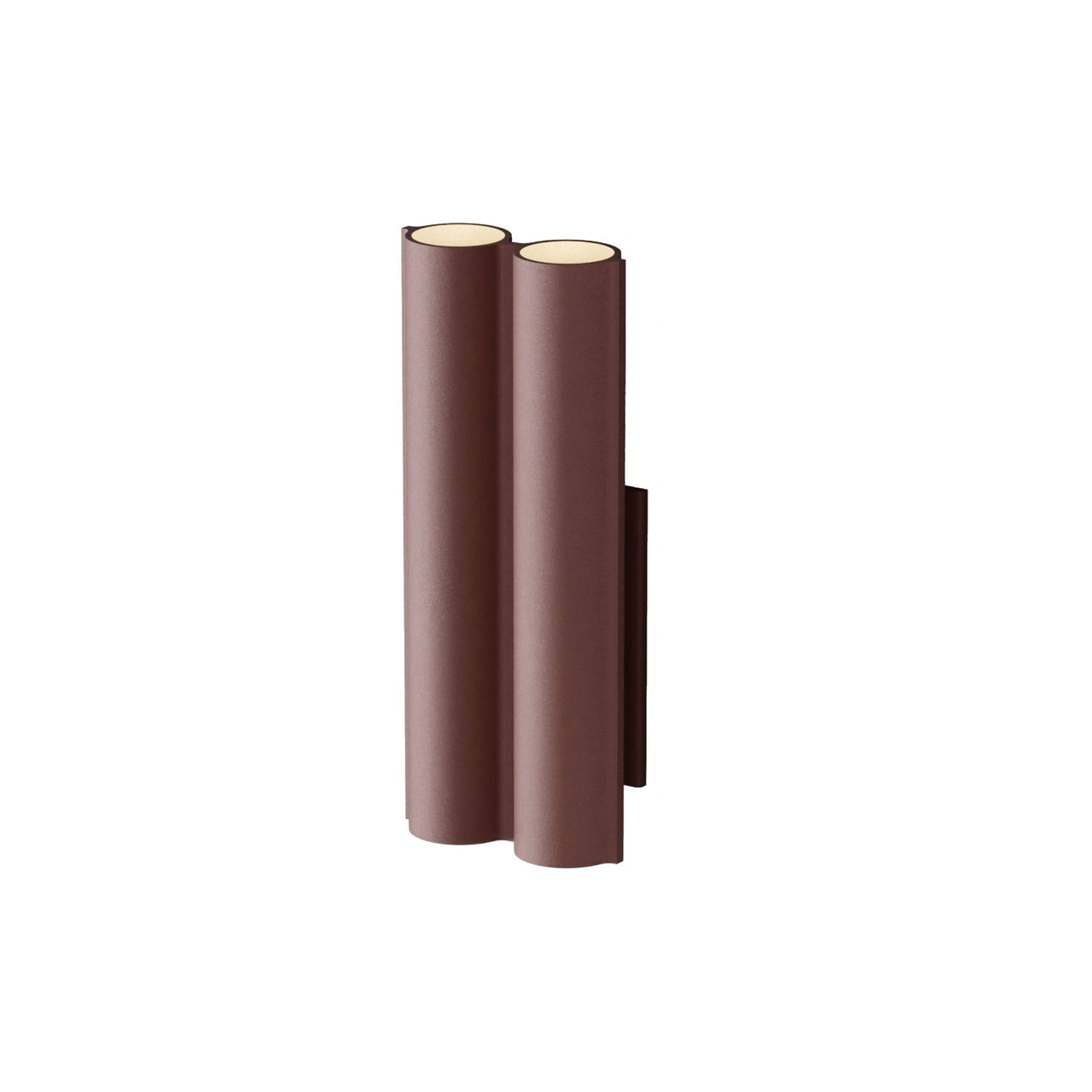Silo 2WA Wall Light: Uplight + Textured Terracotta