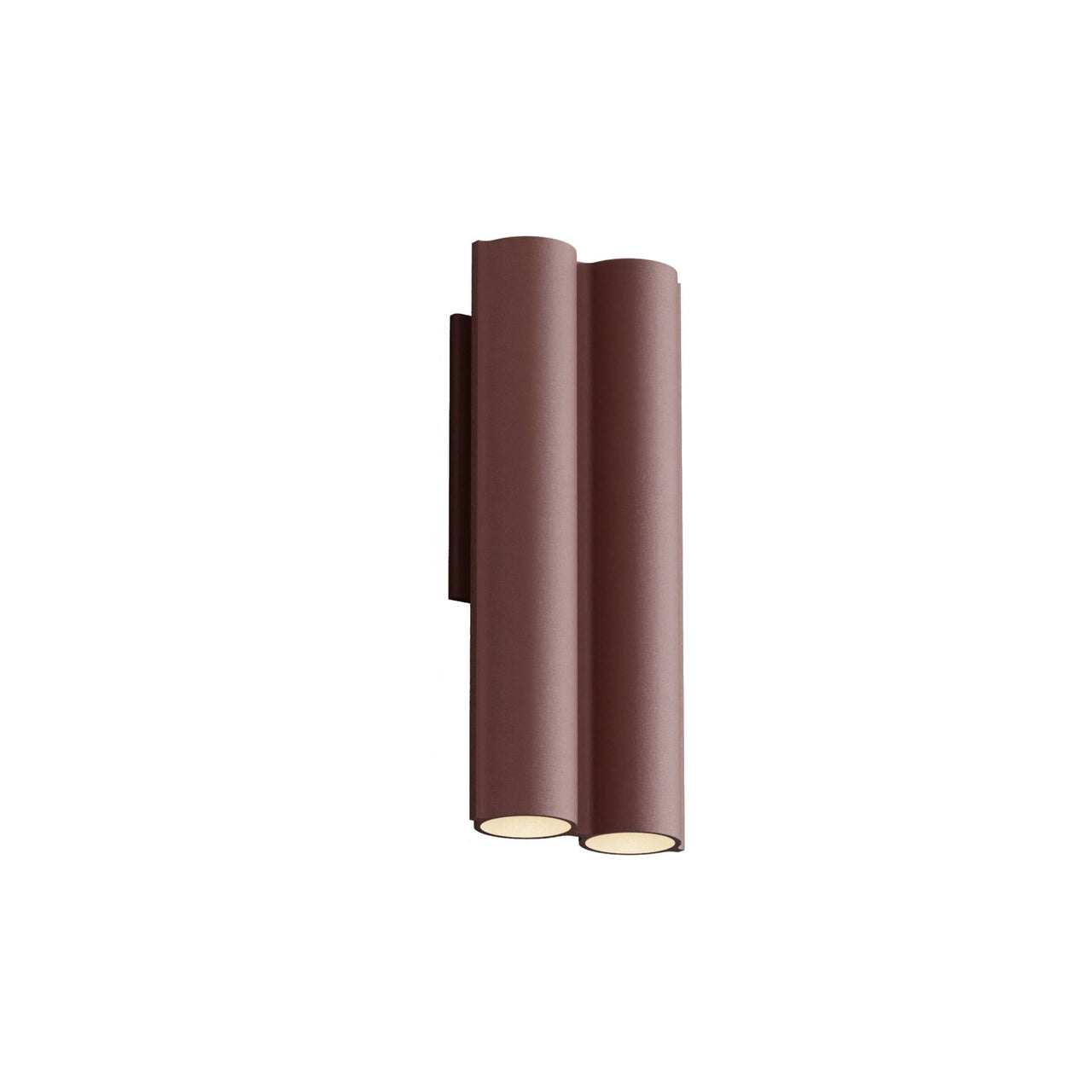 Silo 2WA Wall Light: Downlight + Textured Terracotta