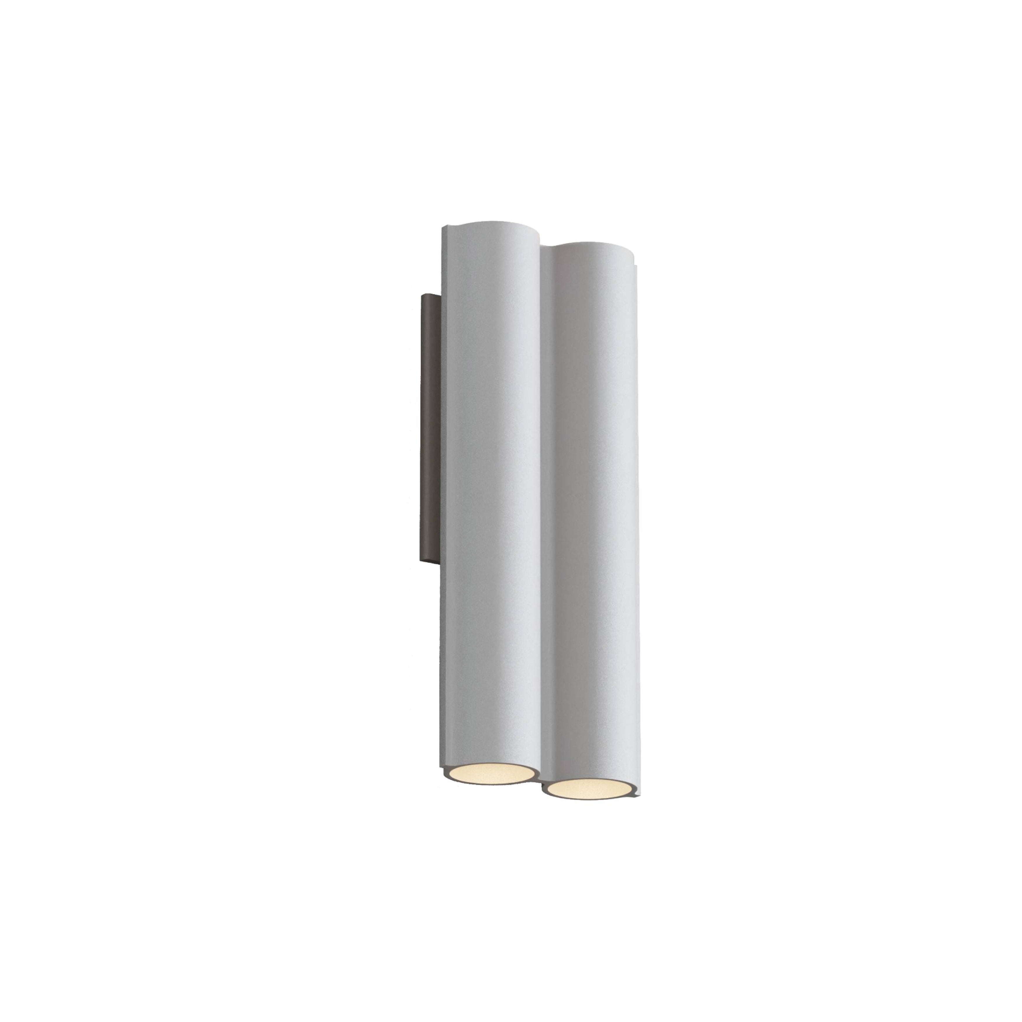 Silo 2WA Wall Light: Downlight + Textured White