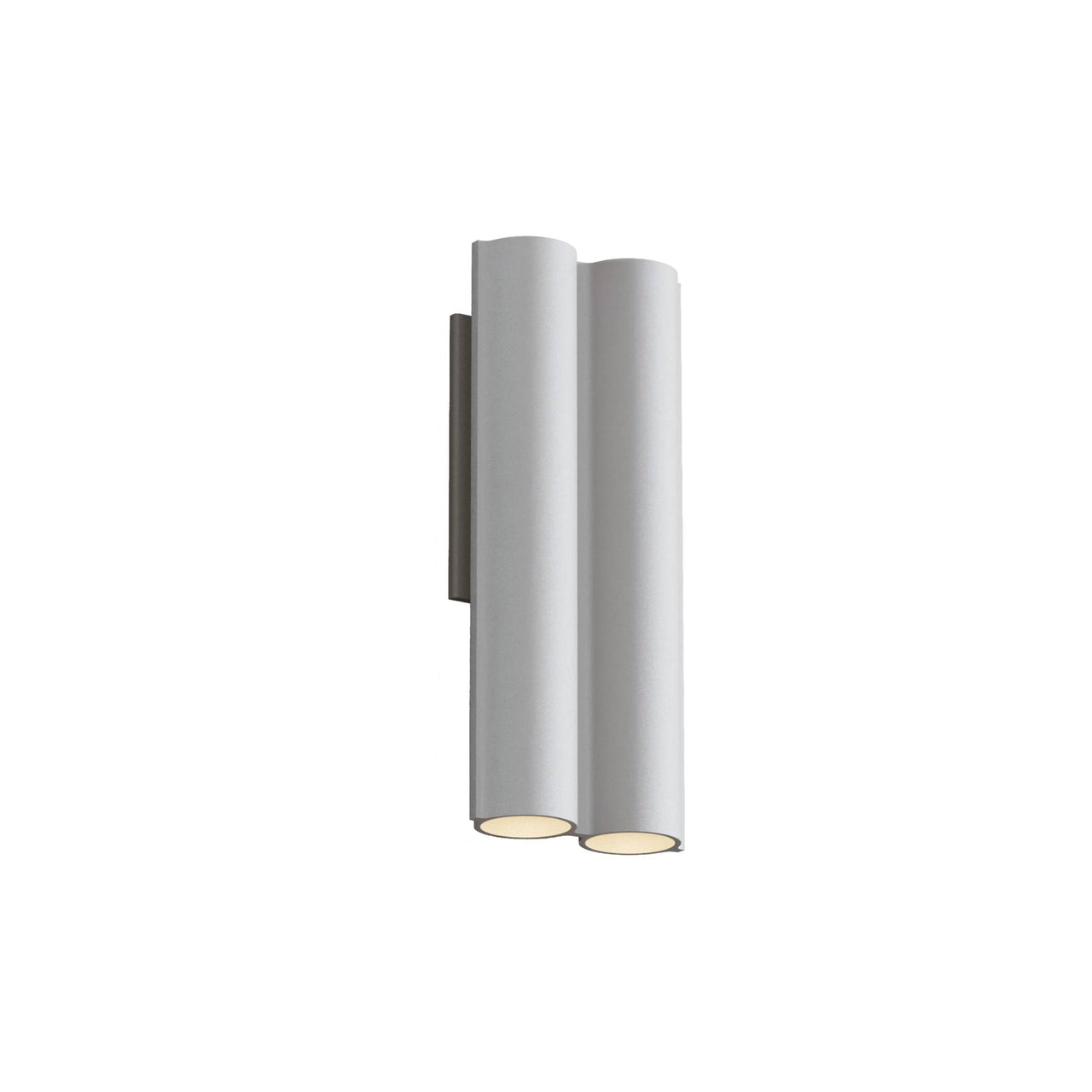 Silo 2WA Wall Light: Downlight + Textured White