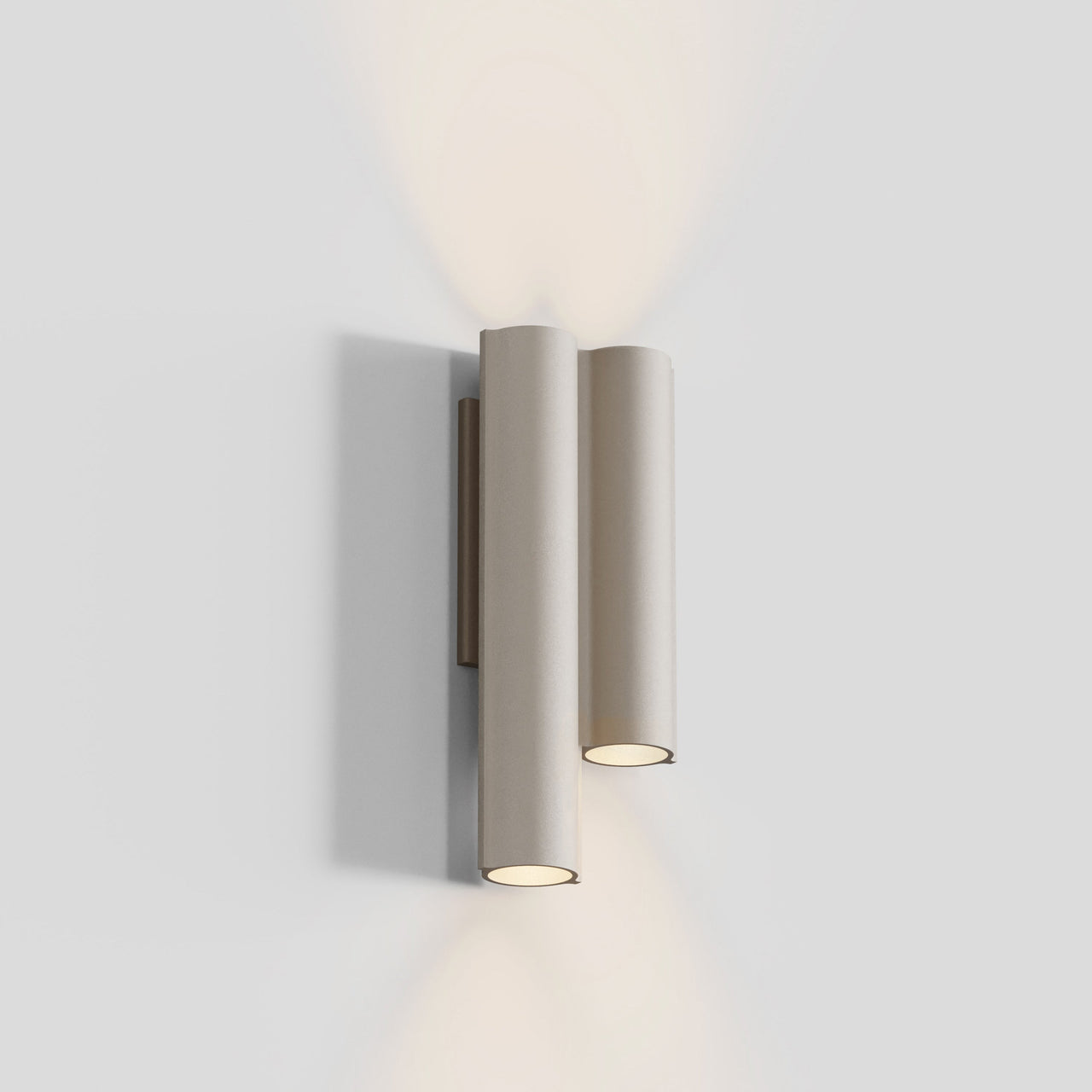 Silo 2WC Wall Light: Uplight with Downlight