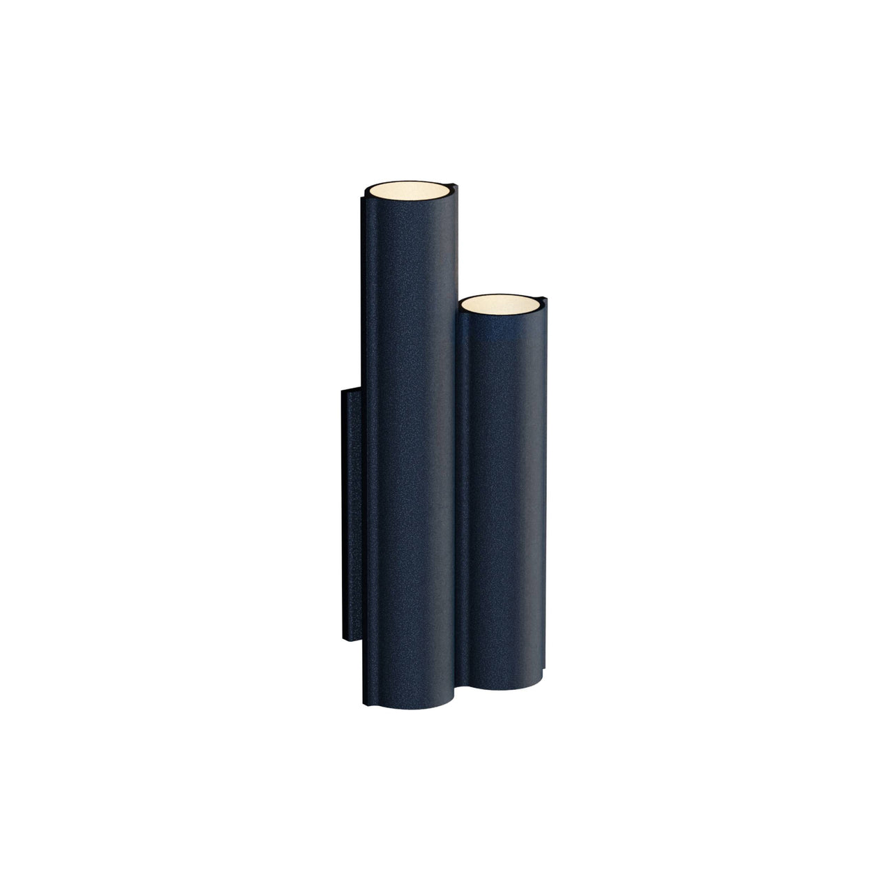 Silo 2WC Wall Light: Uplight + Midnight Blue