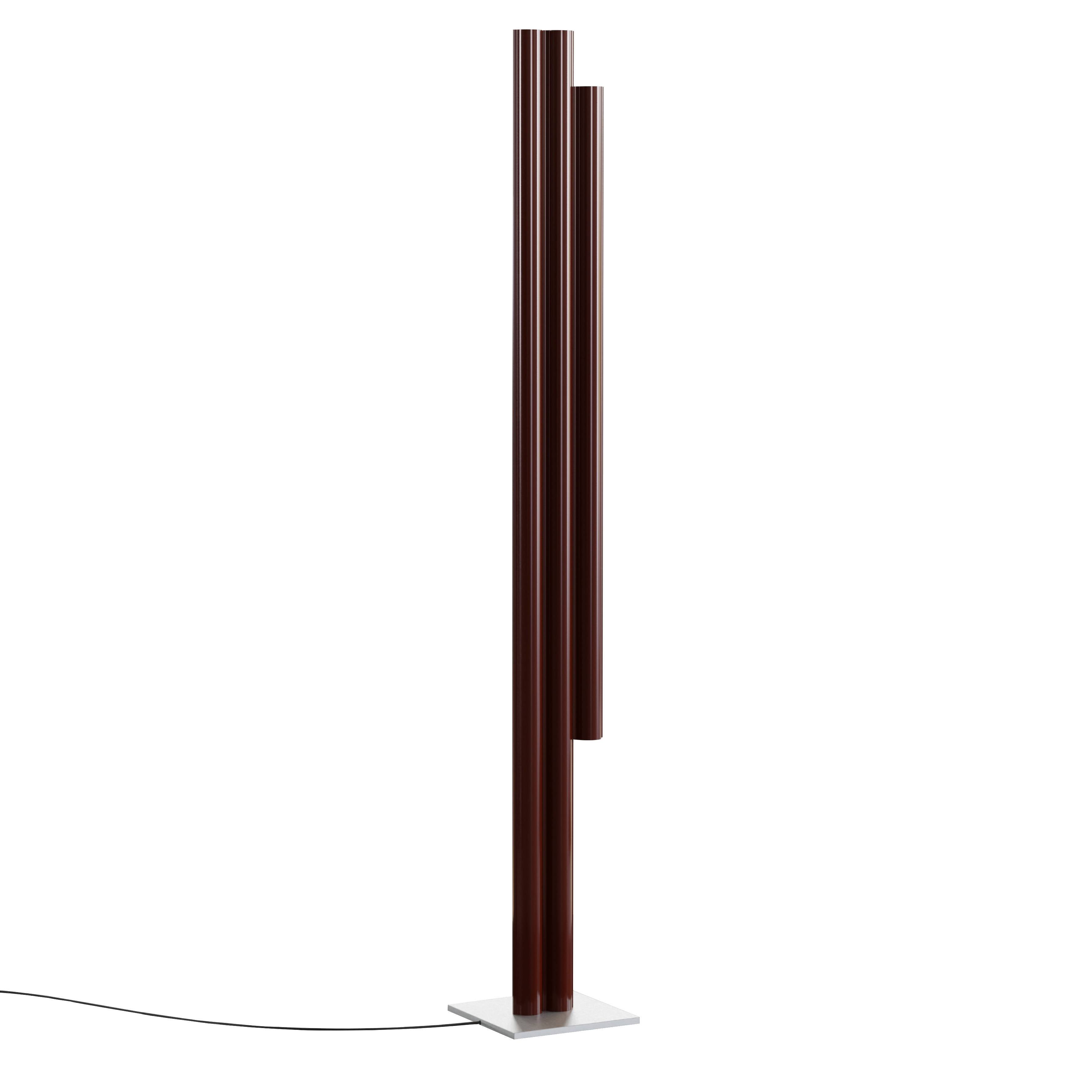 Silo 3FH Floor Light: Glossy Oxblood