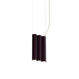 Silo 3SA Suspension Lamp: Textured Aubergine