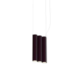 Silo 3SA Suspension Lamp: Textured Aubergine