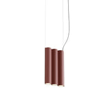 Silo 3SA Suspension Lamp: Textured Terracotta