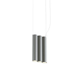 Silo 3SA Suspension Lamp: Tumbled Aluminum