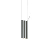 Silo 3SB Suspension Lamp: Tumbled Aluminum