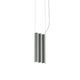 Silo 3SB Suspension Lamp: Tumbled Aluminum