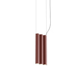 Silo 3SB Suspension Lamp: Textured Terracotta