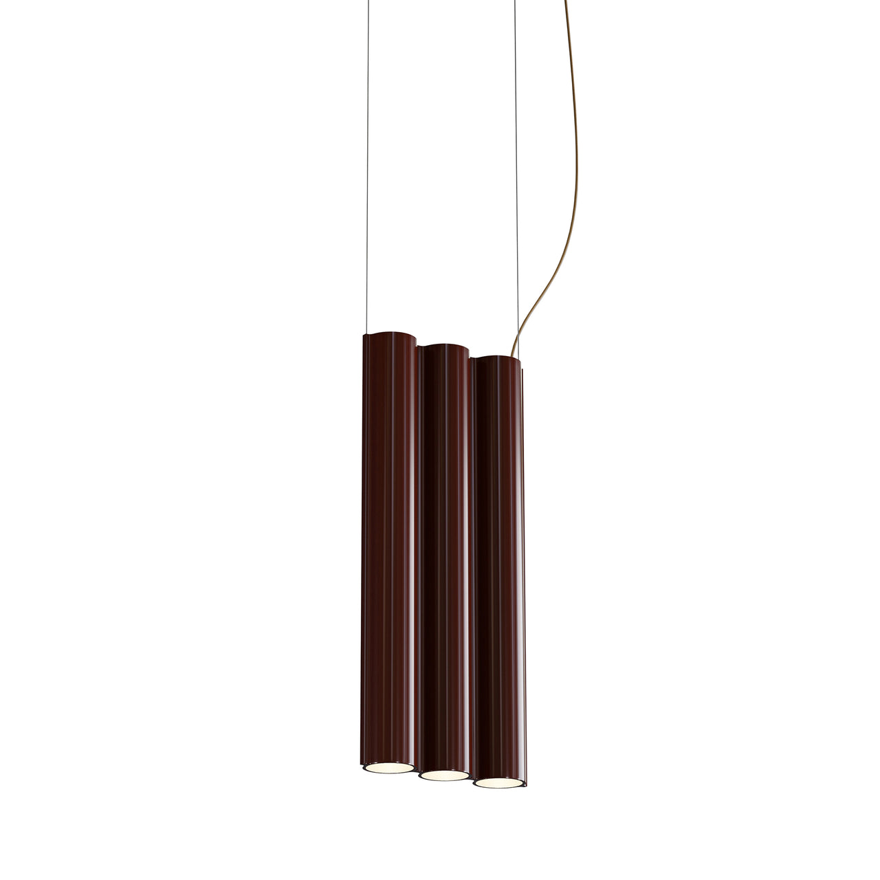 Silo 3SB Suspension Lamp: Oxblood