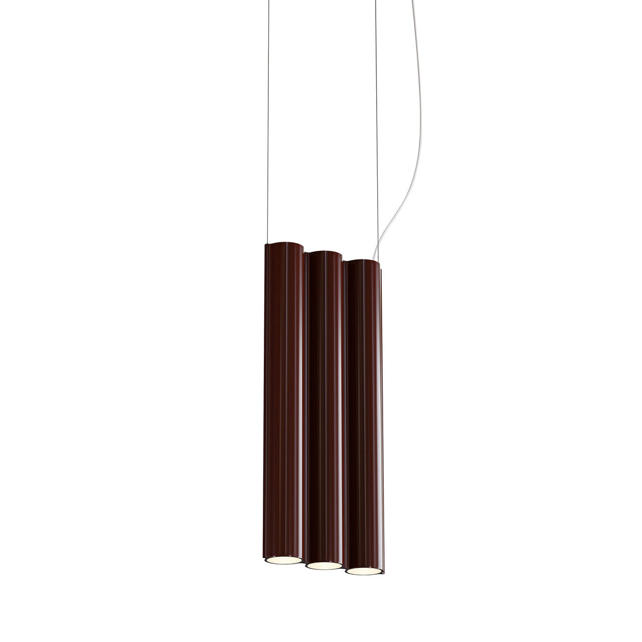 Silo 3SB Suspension Lamp: Oxblood