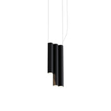 Silo 3SD Suspension Lamp: Textured Black