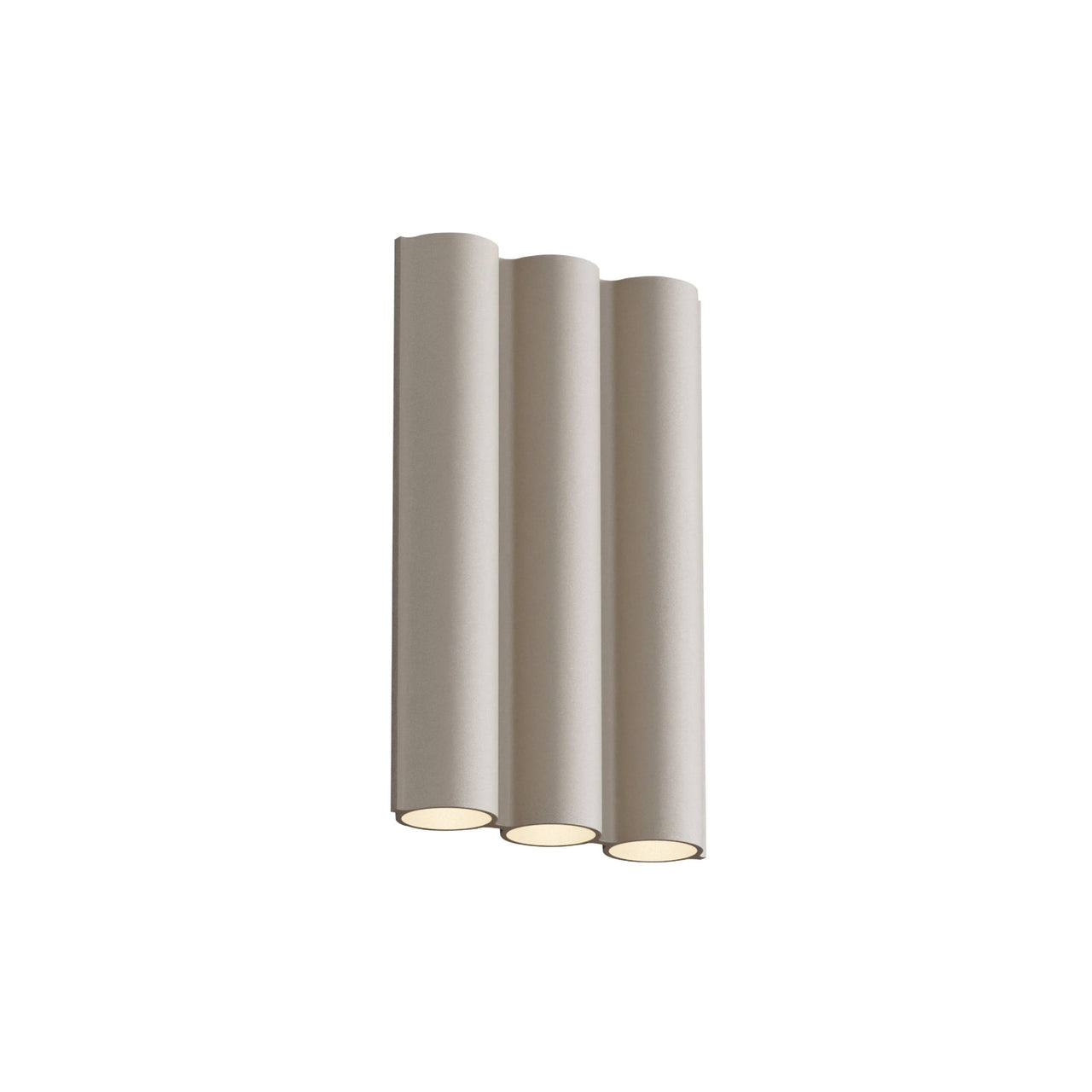 Silo 3WA Wall Light: Downlight + Textured Beige