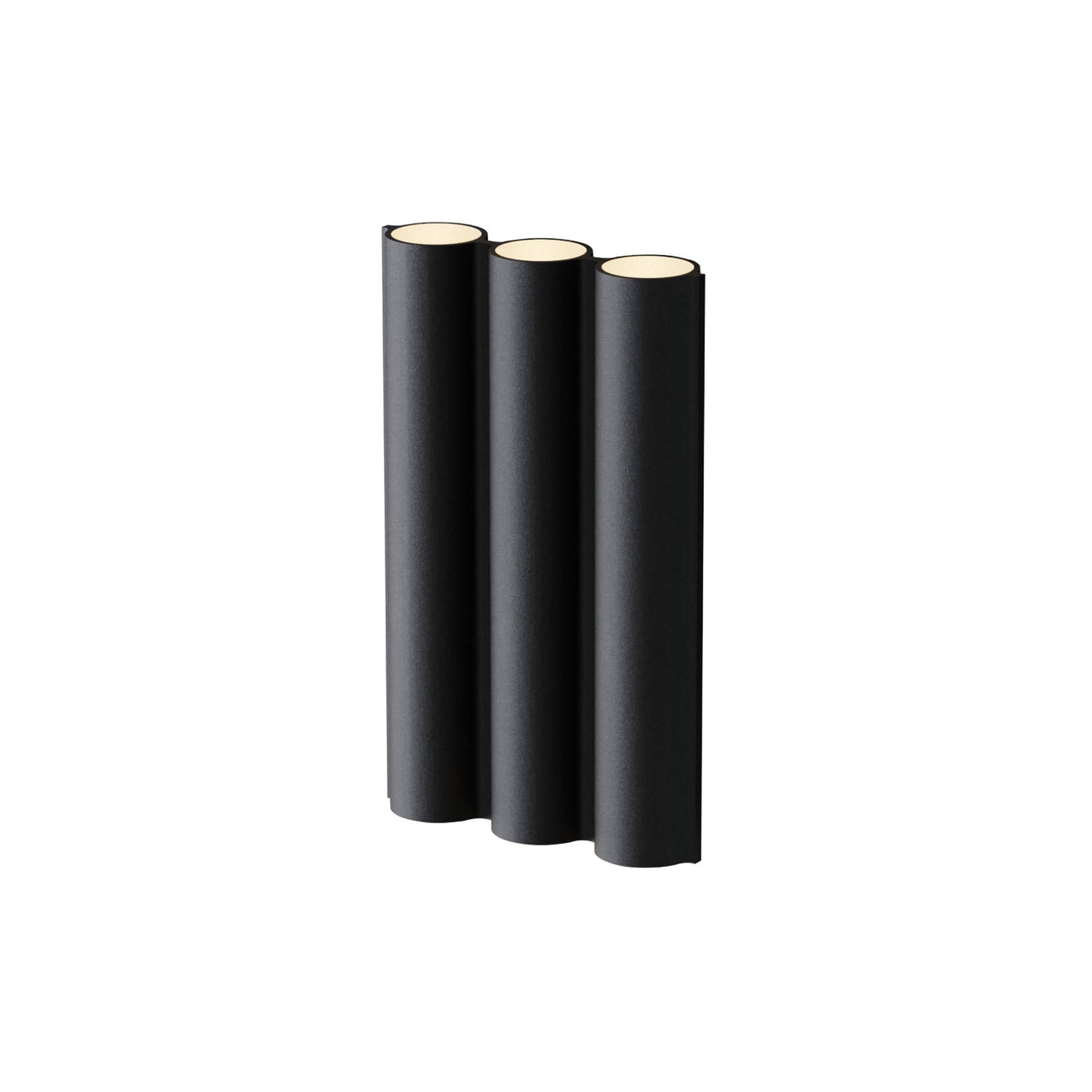 Silo 3WA Wall Light: Uplight + Textured
Black