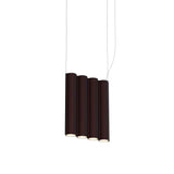 Silo 4SA Suspension Lamp: Textured Aubergine