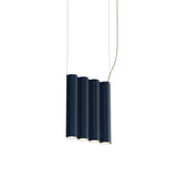 Silo 4SA Suspension Lamp: Textured Midnight Blue