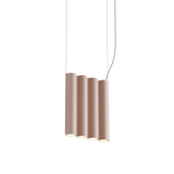 Silo 4SA Suspension Lamp: Wrinkled Dusty Pink