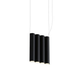 Silo 4SA Suspension Lamp: Textured Black