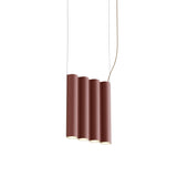 Silo 4SA Suspension Lamp: Textured Terracotta