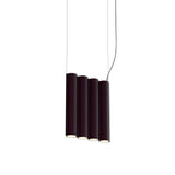 Silo 4SA Suspension Lamp: Textured Aubergine