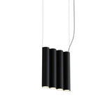 Silo 4SA Suspension Lamp: Textured Black