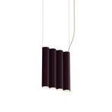 Silo 4SA Suspension Lamp: Textured Aubergine