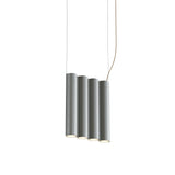 Silo 4SA Suspension Lamp: Tumbled Aluminum