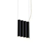 Silo 4SA Suspension Lamp: Textured Black