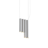 Silo 4SE Suspension Lamp: Textured White