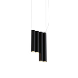 Silo 4SE Suspension Lamp: Textured Black