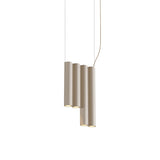 Silo 4SE Suspension Lamp: Textured Beige