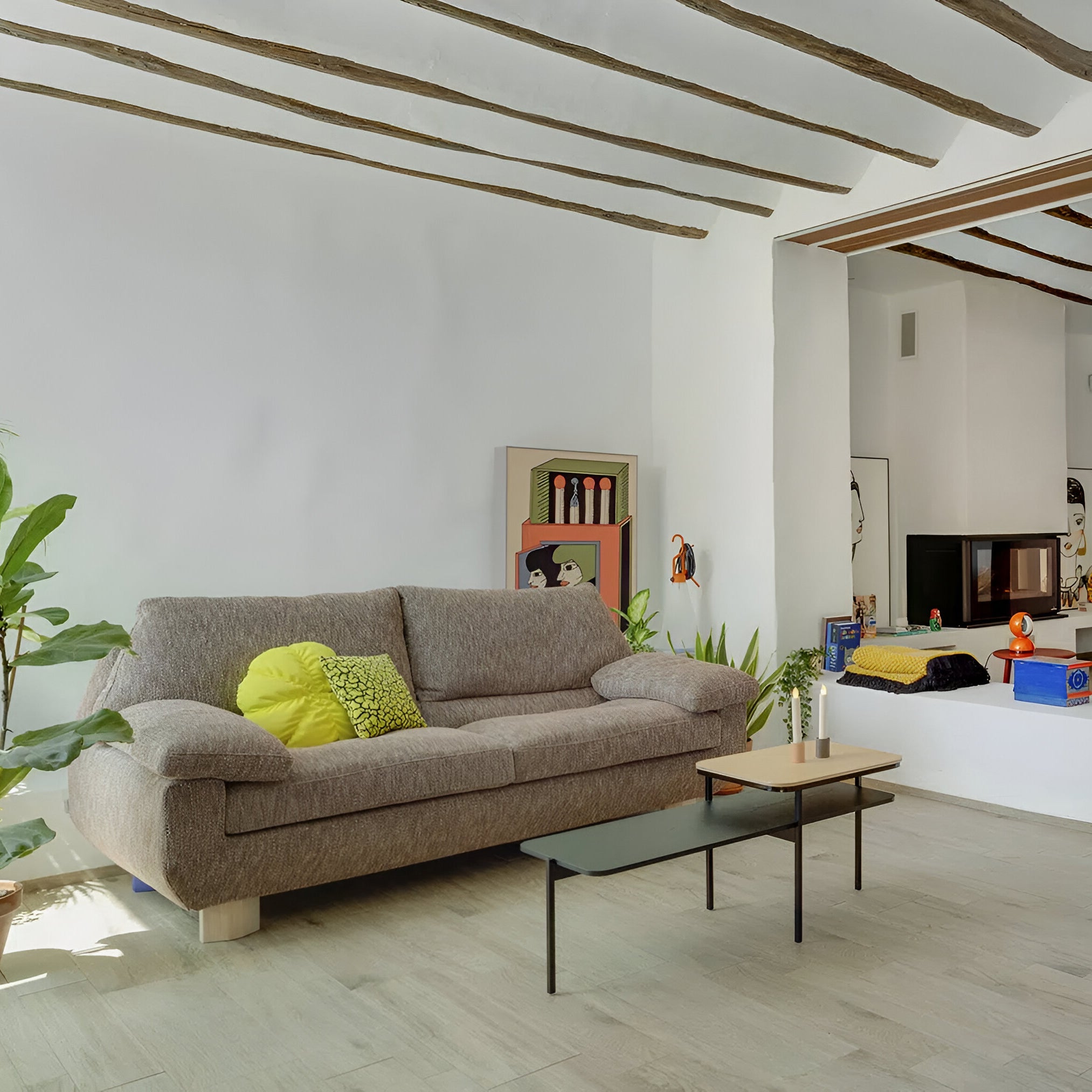 Duplex Occasional Table with Tray