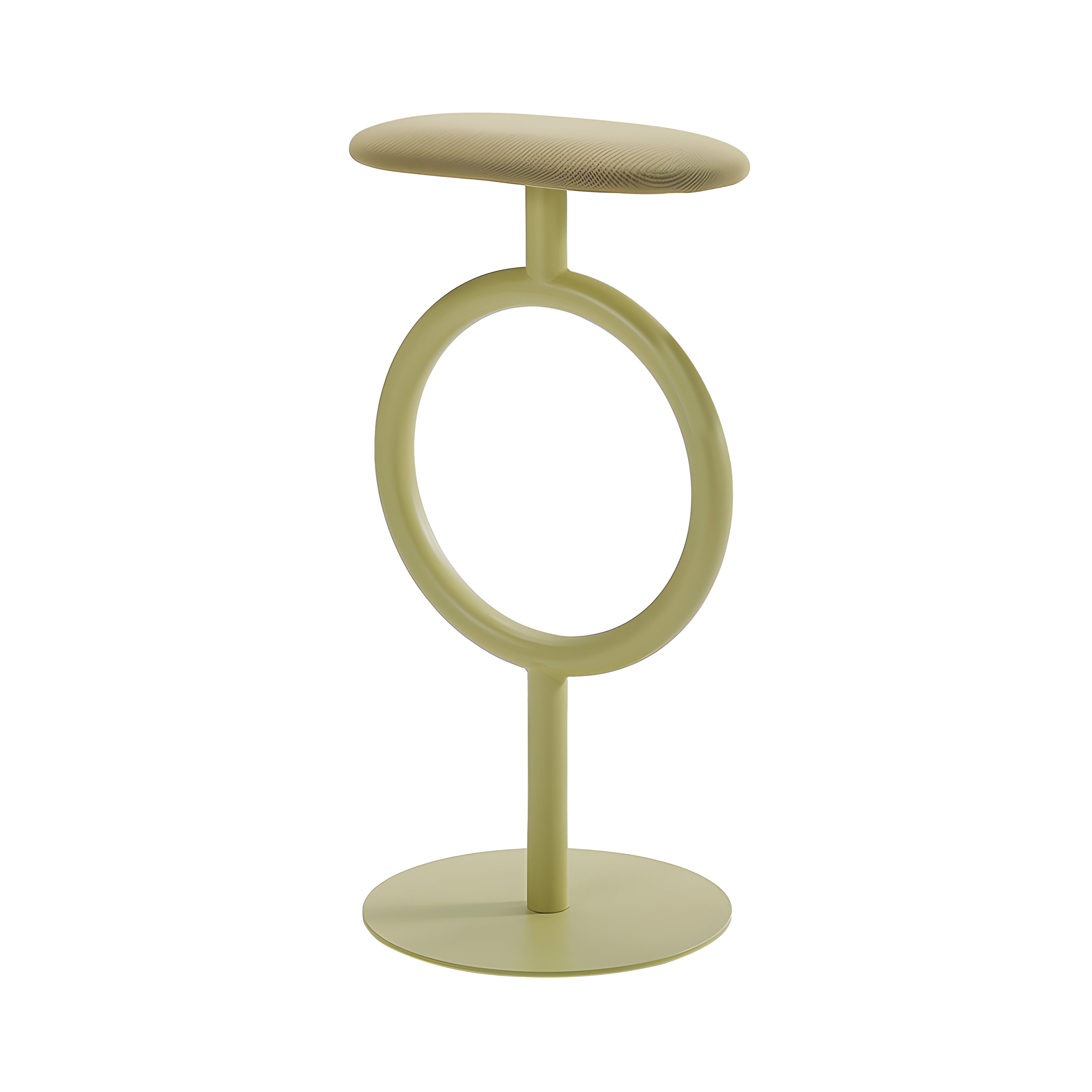 Totem Bar Stool: High + Champagne Matt Lacquered
