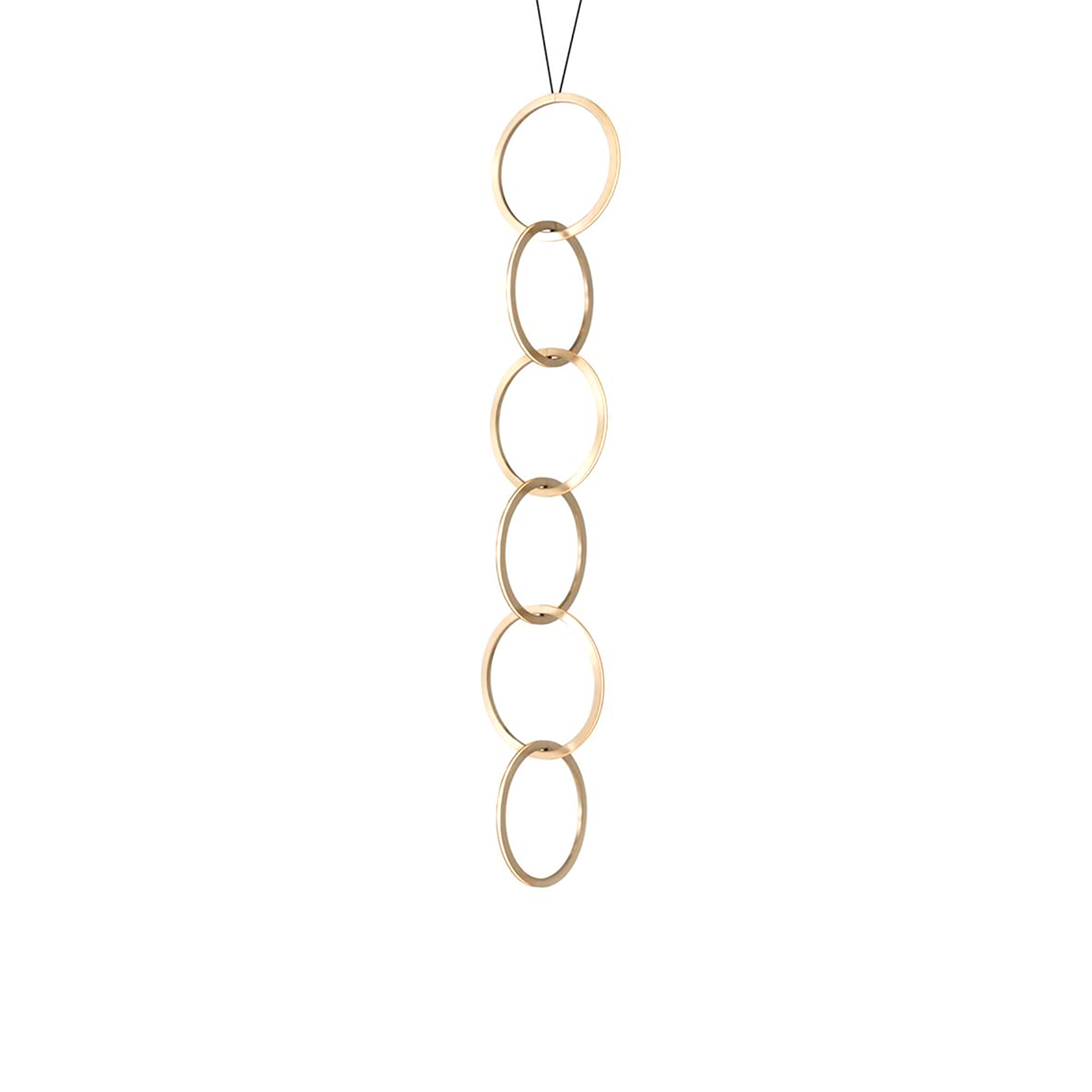 Circus 500 Pendant: 6 + Brass