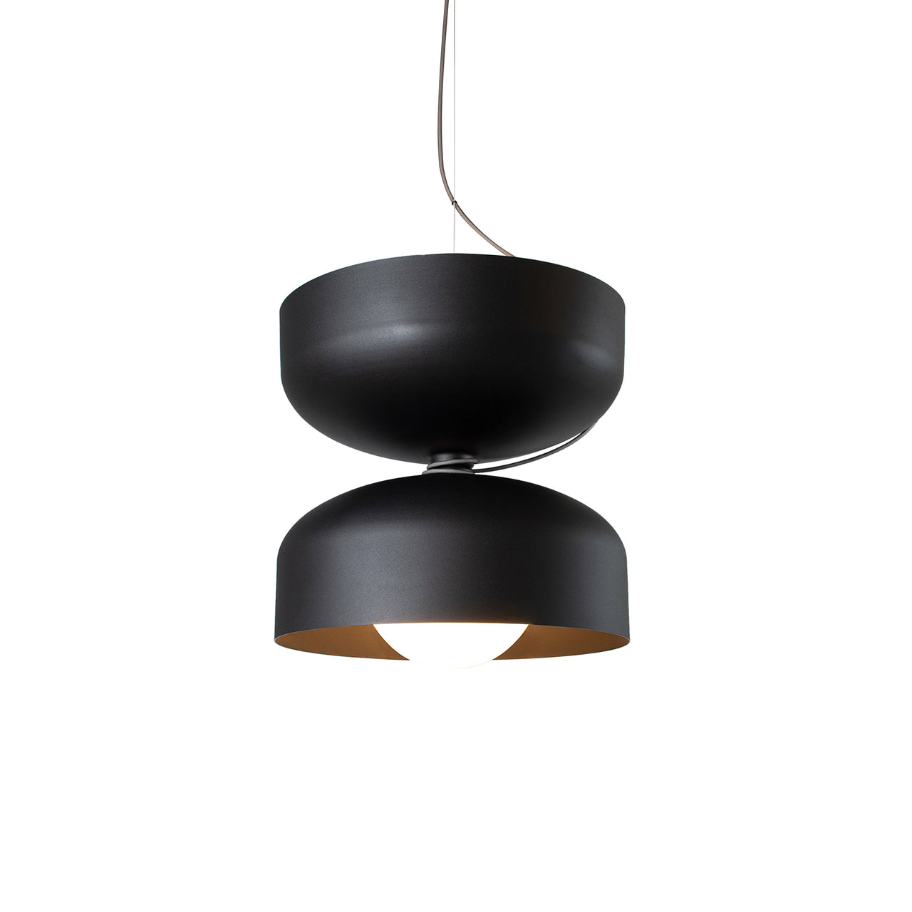 Spotlight Volumes Pendant Light: E+E + Black