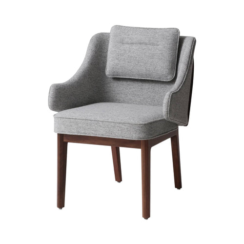 Brightliner Sloane Armchair: Natural Walnut