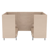 Outline Highback Cabin 2-Seater: Small + Low + Without Table + Black