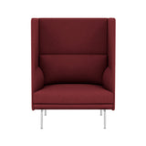 Outline Highback 1-Seater Sofa: Large + Small - 15.7